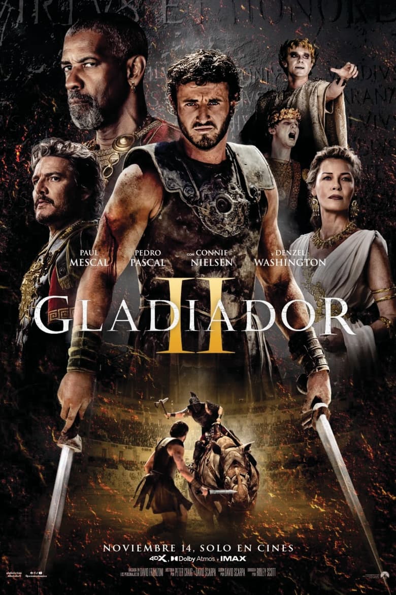 Gladiador II (2024) [1080p] WEB-DL [Latino-Castellano-Ingles] Descargar