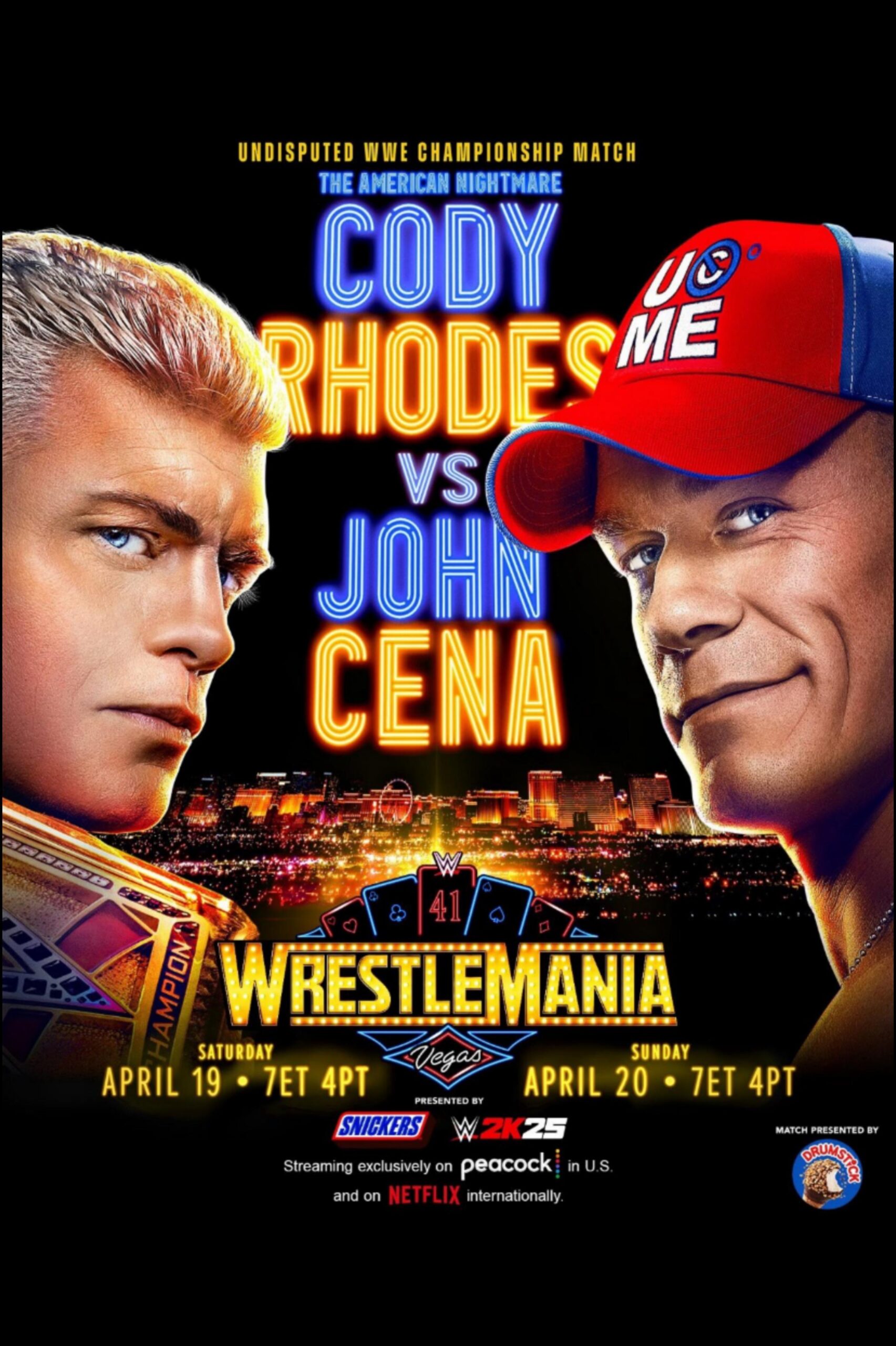 WWE WrestleMania 41 Sunday (2025) [1080p] WEB-DL [Latino-Ingles] descargar